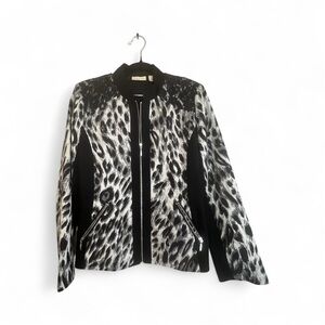 Chicos Leopard Print Women's Jacket